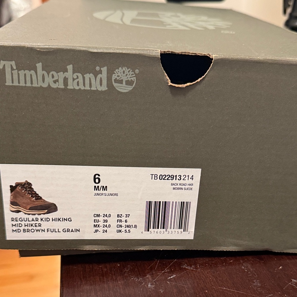 Timberland Kids Brown Hiking Boots